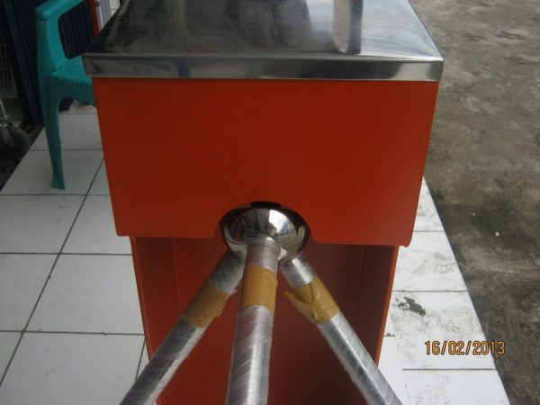PINTU PUTAR SATU ARAH BOX SINGLE | TRIPOD TURNSTILE GATE BOX | RAJA RAK TOKO