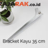 Daun Bracket Kayu 35 cm Tebal 3 mm – Rak Dinding – Rak Kayu – Display Aksesoris rajarakminimarket raja rak indonesia raja rak gudang raja rak toko