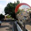 KACA CEMBUNG JALAN 45, 60, 80, 100 CM | CONVEX MIRROR OUTDOOR | RAJA RAK TOKO