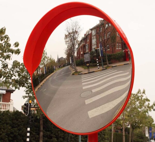KACA CEMBUNG JALAN 45, 60, 80, 100 CM | CONVEX MIRROR OUTDOOR | RAJA RAK TOKO