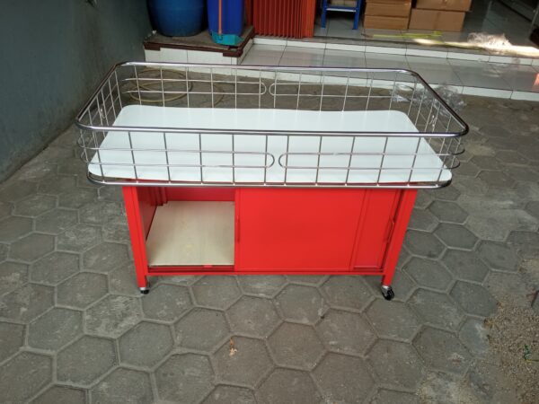 RAK WAGON DISPLAY PRODUK OBRAL / BOX SALE TIPE RO-01 | SOLUSI DISPLAY TERBAIK UNTUK PRODUK PROMO TOKO ANDA