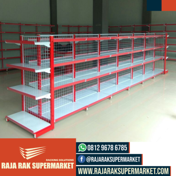 Rak Toko Display Minimarket Modern Tipe RR-14 | Raja Rak Toko