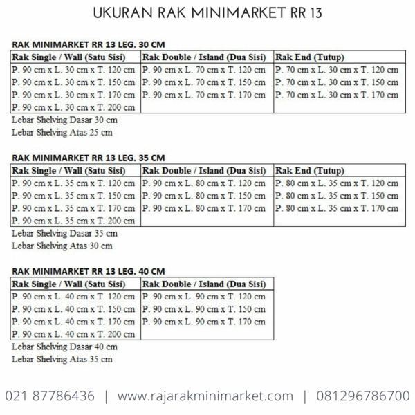 RAK TOKO DISPLAY MINIMARKET SWALAYAN MODERN TIPE RR-13, COCOK UNTUK TOKO RETAIL SPESIALIS | RAJA RAK TOKO | KIRIM KE SELURUH INDONESIA