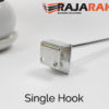 Single Hook 20 cm CHROME – Single Hook Pipa Kotak – Cantolan Kotak Display Aksesoris rajarakminimarket raja rak indonesia raja rak gudang raja rak toko
