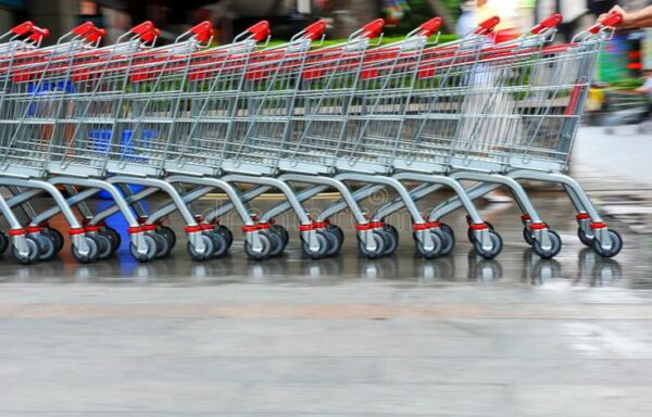TROLI BELANJA SUPERMARKET 100 LITER | TROLLEY SHOPPING, KIRIM KE SELURUH INDONESIA | RAJA RAK TOKO