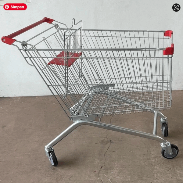 TROLI BELANJA SUPERMARKET 180 LITER TIPE TS-180L RAJARAK | TROLLEY - TROLY SHOPPING | RAJA RAK TOKO