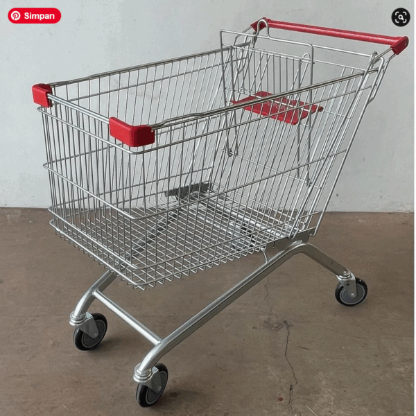 TROLI BELANJA SUPERMARKET 180 LITER TIPE TS-180L RAJARAK | TROLLEY - TROLY SHOPPING | RAJA RAK TOKO