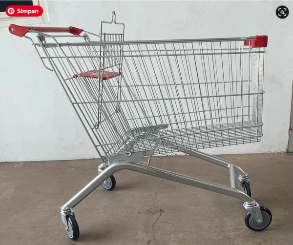 TROLI BELANJA SUPERMARKET 180 LITER TIPE TS-180L RAJARAK | TROLLEY - TROLY SHOPPING | RAJA RAK TOKO