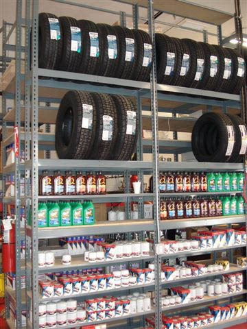 Automotive Parts Shelving Systems