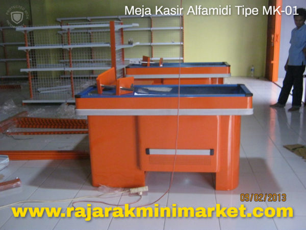 MEJA KASIR MINIMARKET MODERN TIPE MK-01 (BEST SELLER) | RAJA RAK TOKO