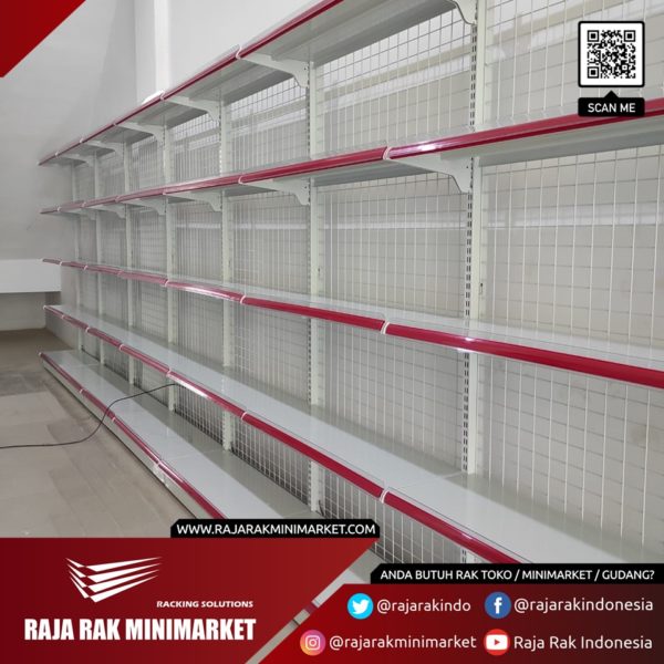 RAK GONDOLA DISPLAY TOKO MINIMARKET & SUPERMARKET, JUAL KE BANDA ACEH, MEDAN, PEKANBARU, JAMBI, PADANG & PALEMBANG