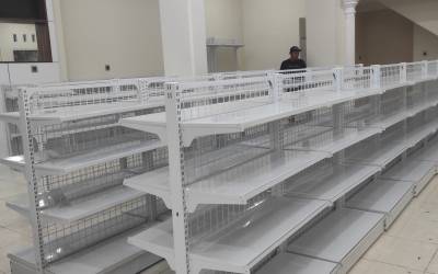 KIRIM & PASANG RAK MINIMARKET GONDOLA RR-150 DI SINDANG BARANG – BOGOR