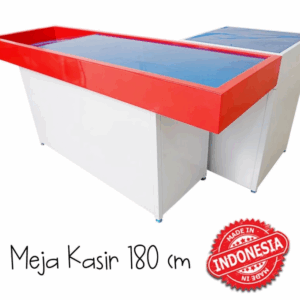 MEJA KASIR MINIMARKET TOKO SWALAYAN MODERN TIPE MK-05 SK-180 | RAJA RAK TOKO