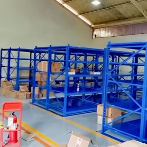 RAK BESI GUDANG MEDIUM DUTY ZA-500, WARNA BIRU, UKURAN 150x100x200 CM, KAPASITAS 500 KG / LEVEL SHELVING | RAJA RAK INDONESIA